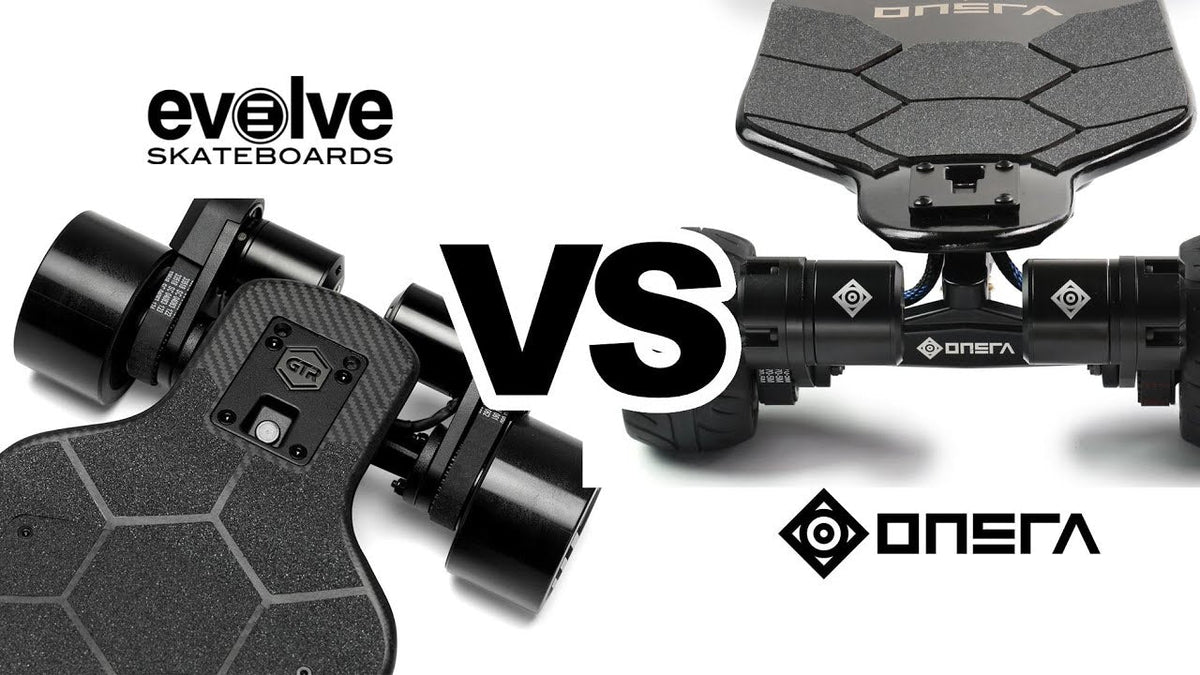 ONSRA vs Evolve – reálný test elektrických skateboardů, ne jen marketing
