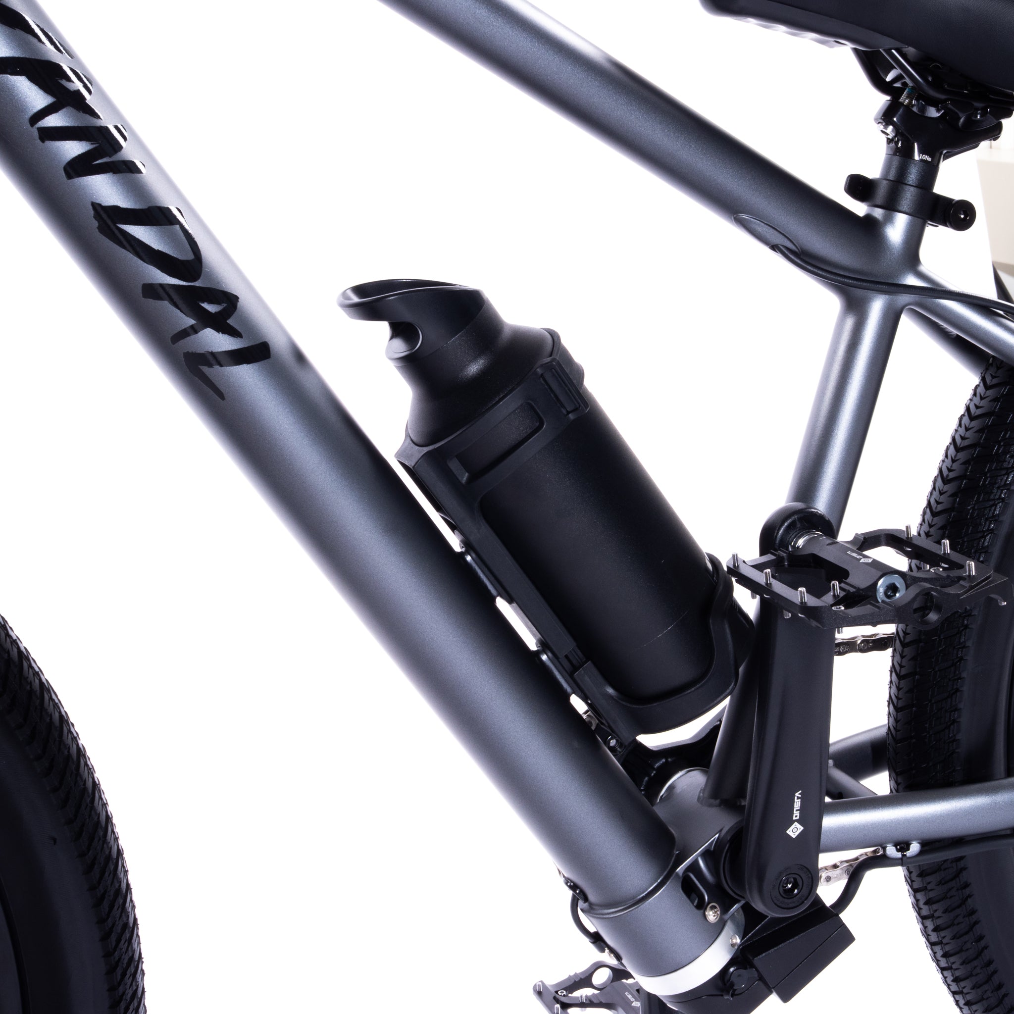 VANDAL electric bike with lightweight chromoly frame, hidden battery, and optional extended range battery for city and off-road riding.