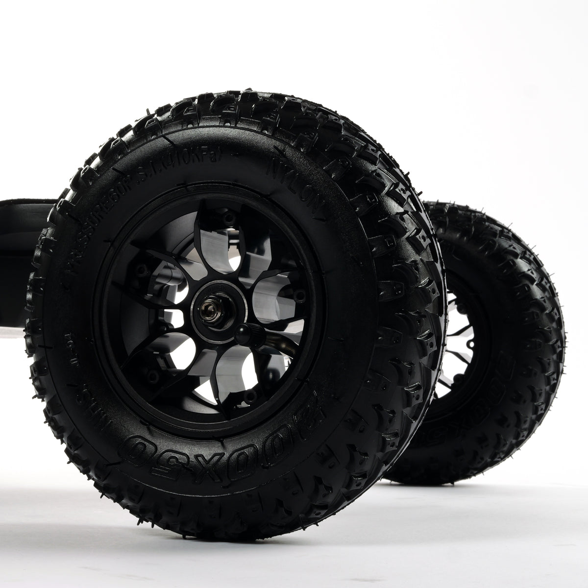 ONSRA BLACK CARVE 4 AT all-terrain wheels with CNC hubs