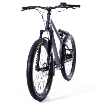 VANDAL electric bike with lightweight chromoly frame, hidden battery, and optional extended range battery for city and off-road riding.