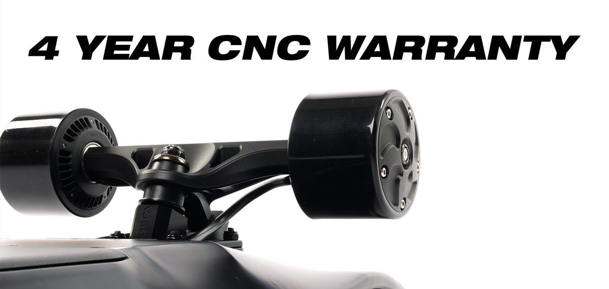 ONSRA ZENO – "4 year CNC warranty"