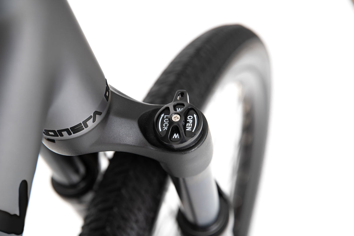 ONSRA VANDAL electric bike head tube and fork close-up